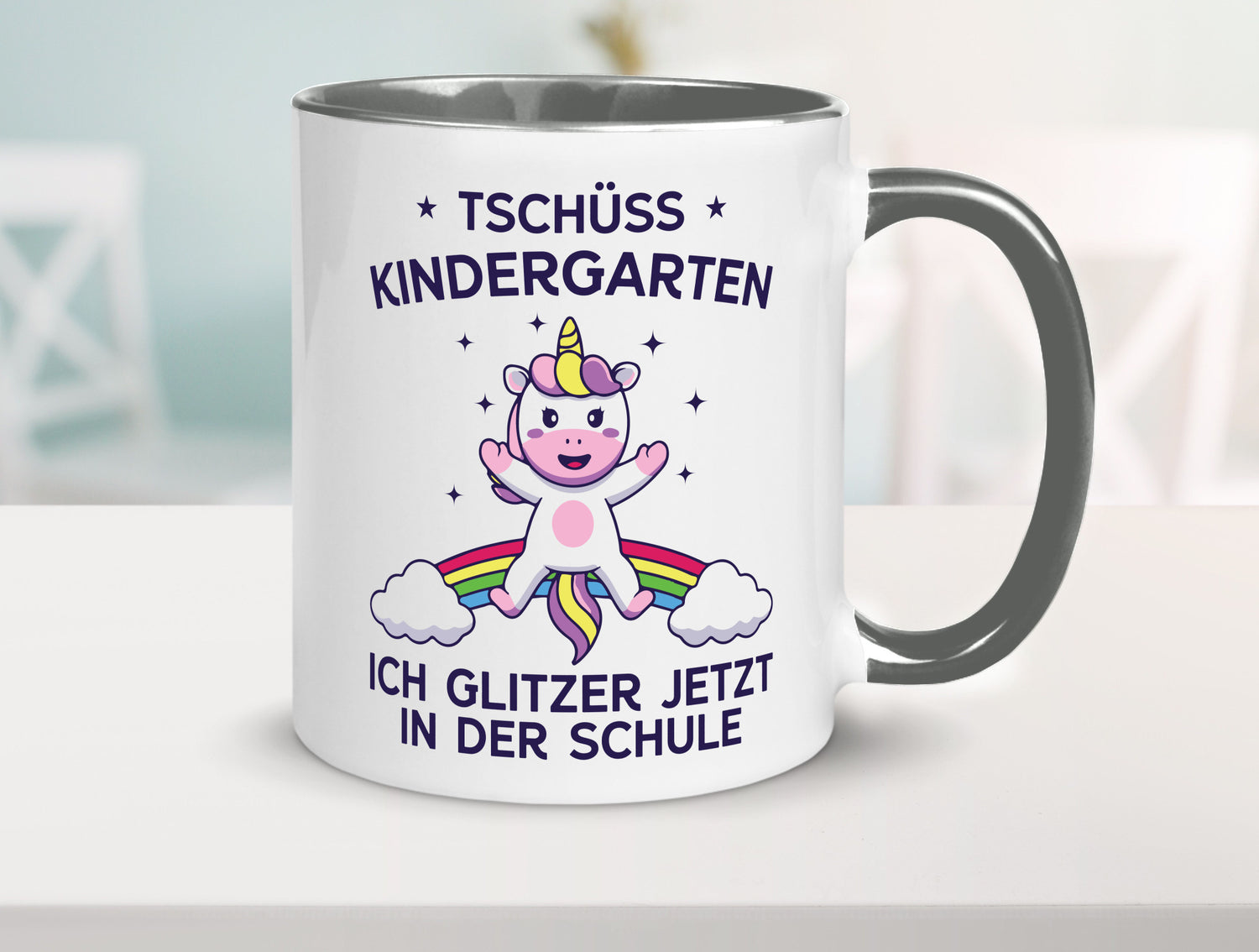 Kindergarten, jetzt Schule | Einhorn Geschenk Humor Geschenkidee lustiger