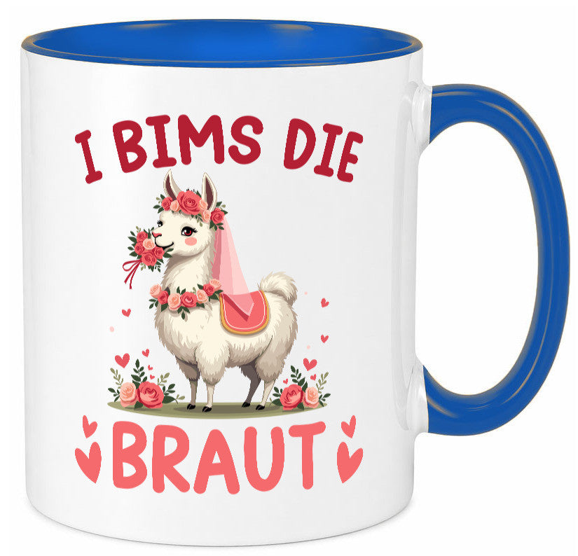 I bims die Braut | Einhorn JGA Hochzeit lustig Humor Geschenkidee Geschenk Tasse