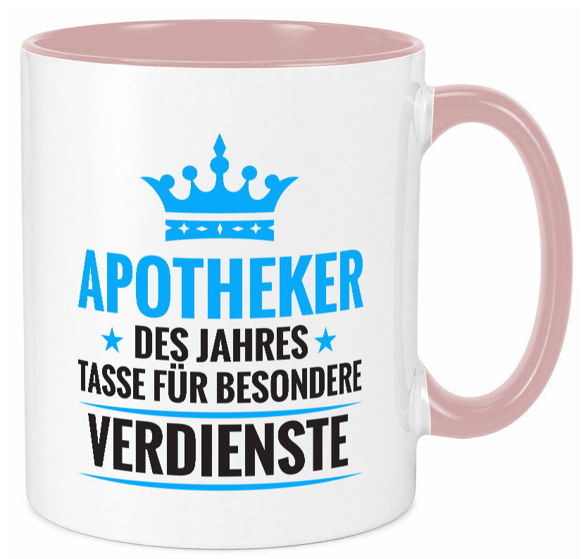 Besonderer Verdienst: Apotheker | Apotheke Pharmazie lustiger Spruch Geschenk