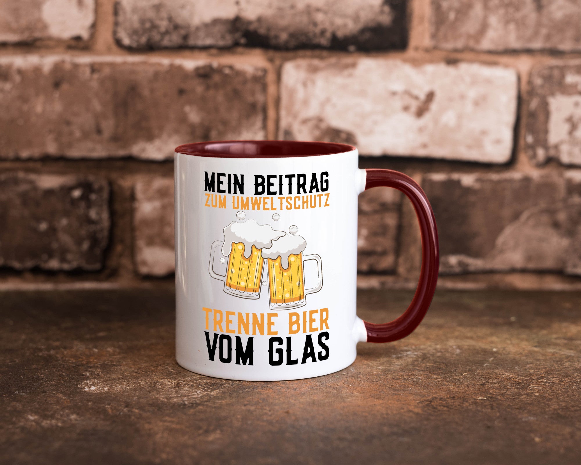 Beitrag zum Umweltschutz | Biertrinker Party Pils lustiger Spruch Geschenk
