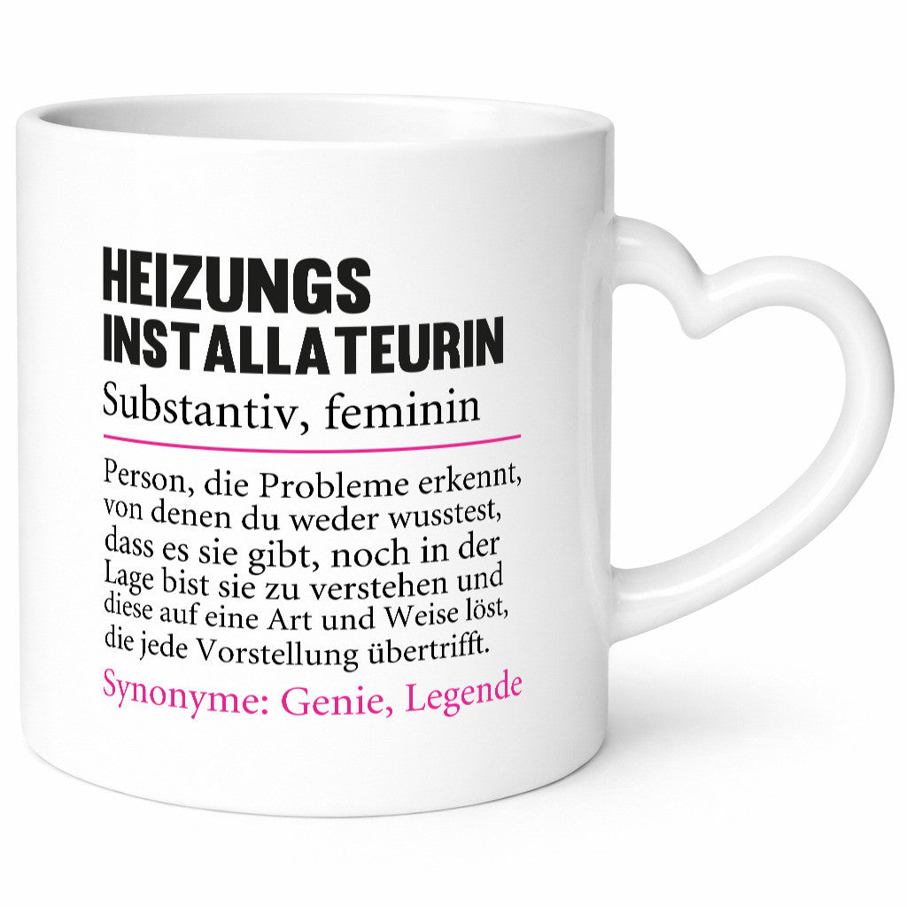 Heizungsinstallateurin | Beruf Spruch Heizung Geschenkidee Arbeit Kollegen Büro