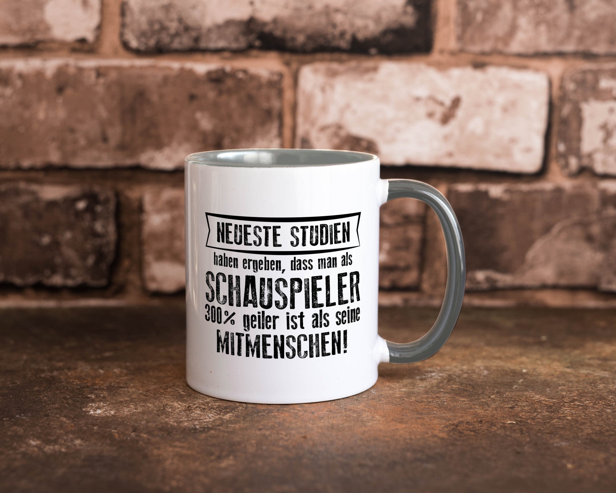 Neuste Studien: Schauspieler | Theater Geschenkidee Humor Tasse