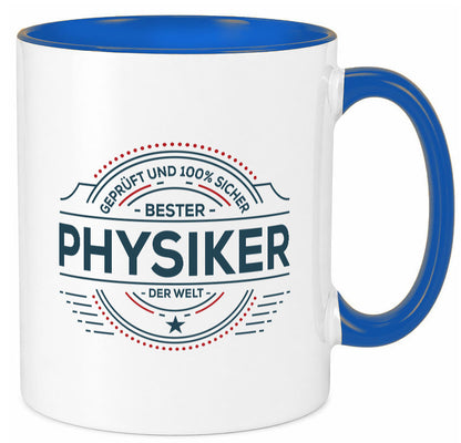 Geprüft und sicher: Physiker | Physik lustiger Spruch Geschenk Humor
