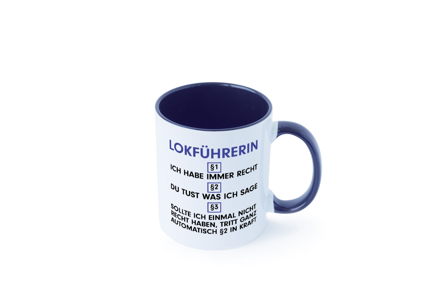 Ich habe immer Recht Lokführerin | Zug Beruf Geschenk Arbeit Kollegen Büro