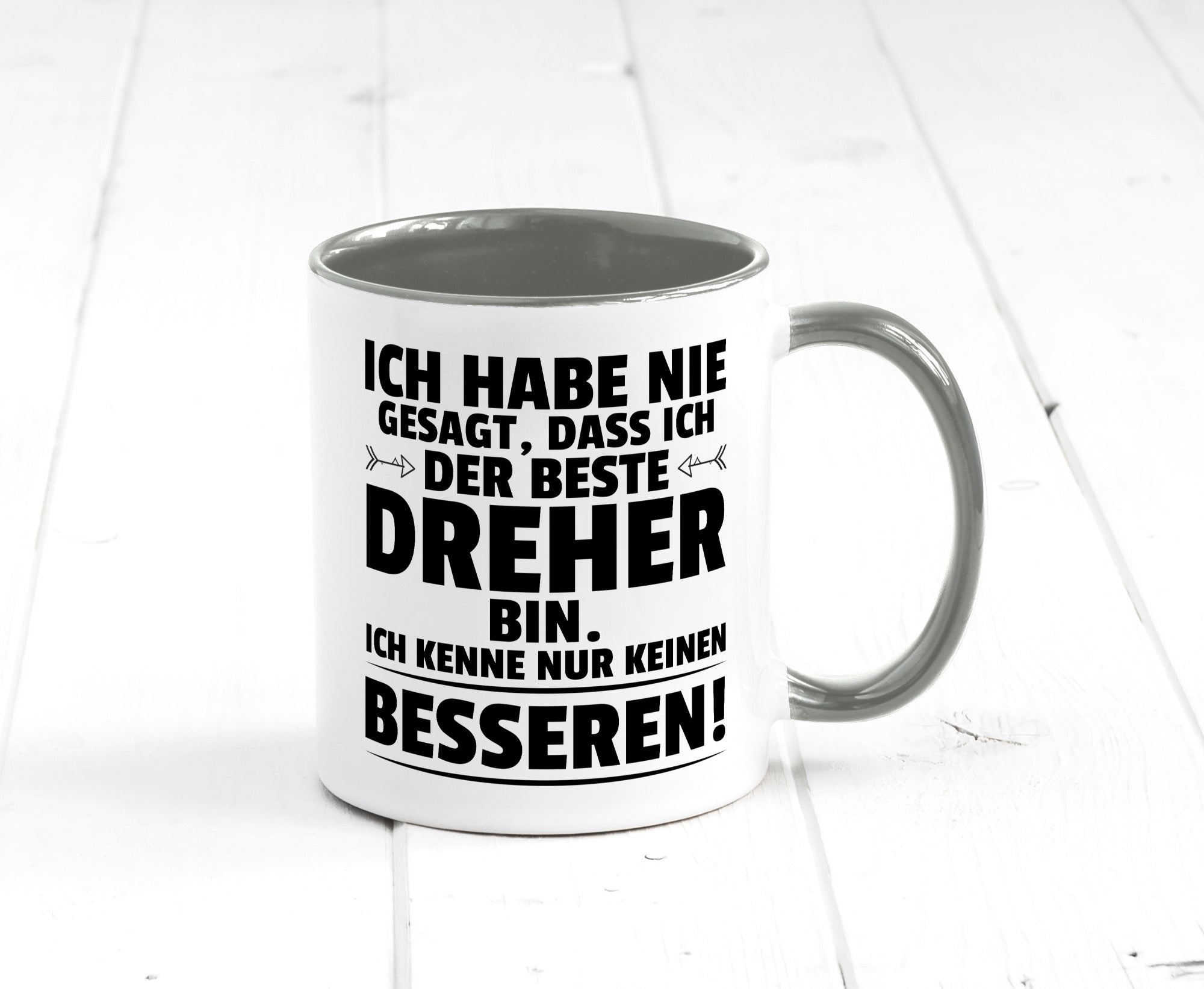 Der Beste Dreher | Fräser lustiger Spruch Geschenk Humor Geschenkidee Tasse