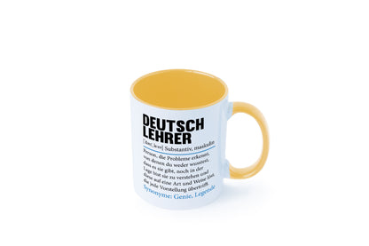 Deutschlehrer Spruch | Lehrer Schule Humor lustig Geschenkidee Geschenk Tasse