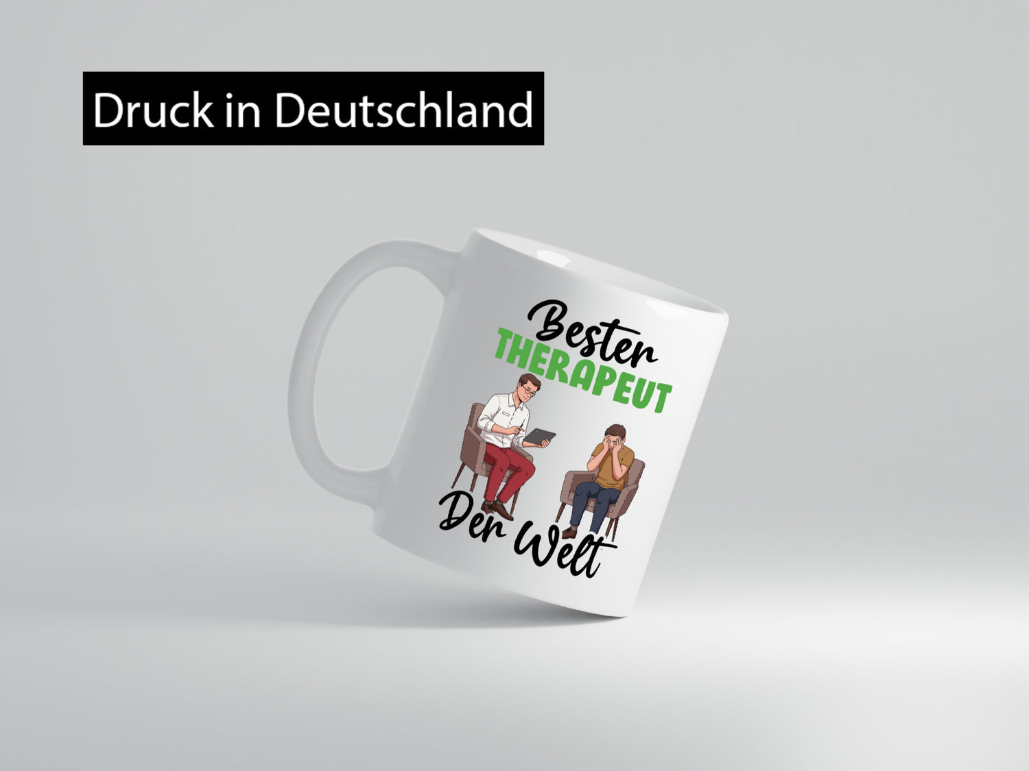 Bester Therapeut | Psychotherapie Therapie v2 Humor Geschenkidee Tasse
