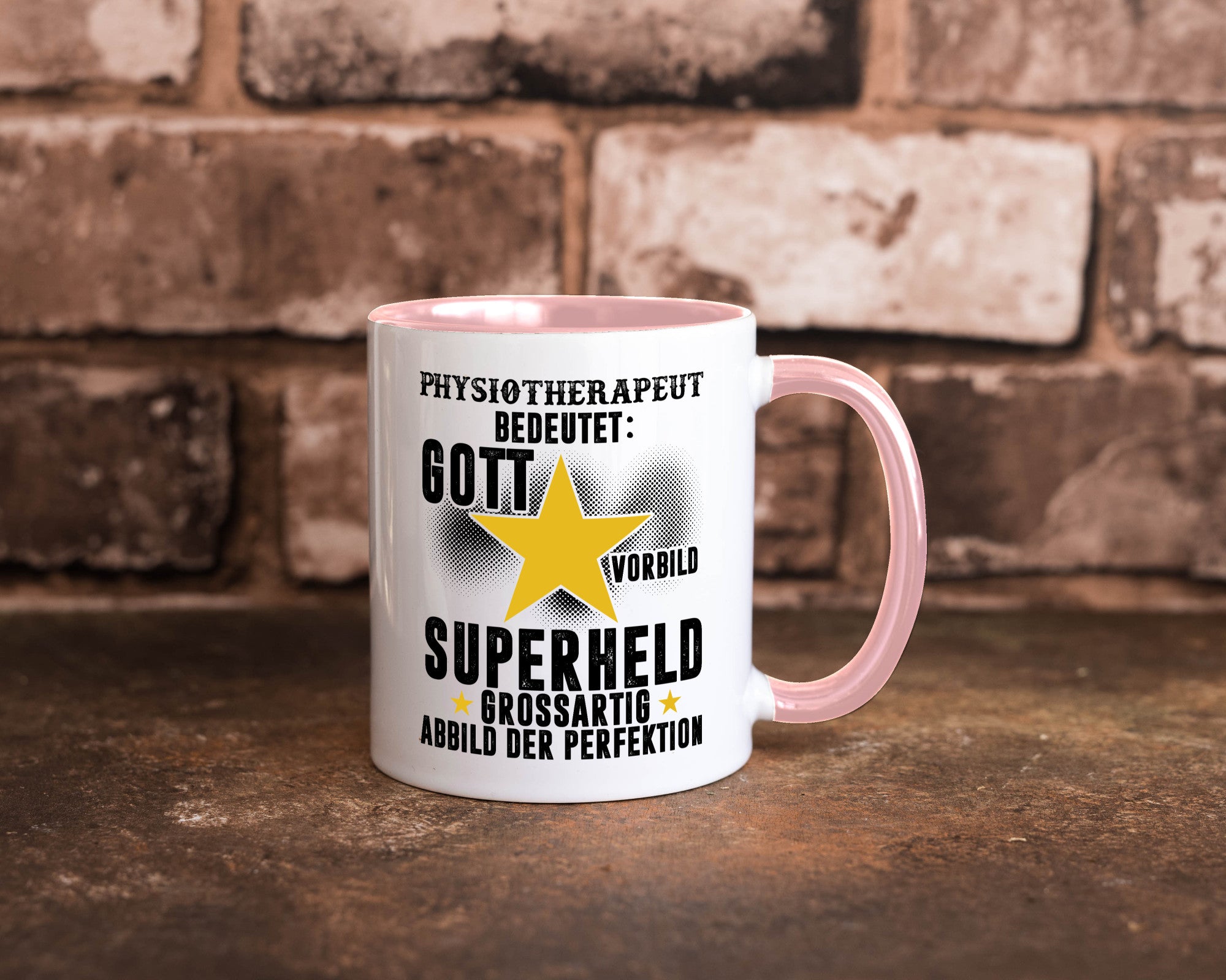 Bedeutung von Physiotherapeut lustiger Spruch Geschenk Humor Geschenkidee Tasse