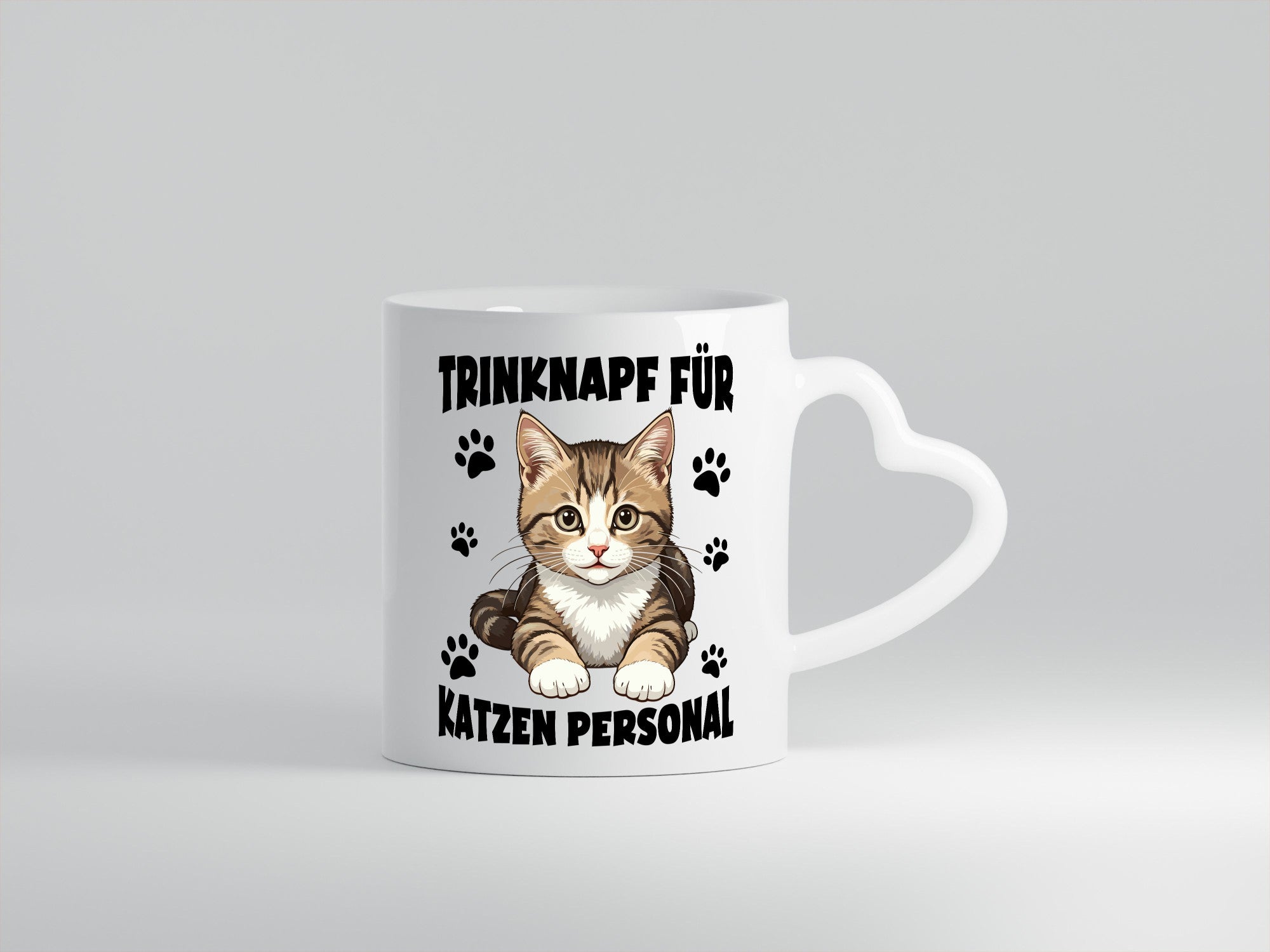 Katzen Personal | Katzenbesitzer Tasse Katze Humor vl4 lustiger Spruch Geschenk