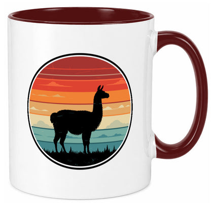 Lama | Alpaka Vintage Humor Geschenkidee Tasse