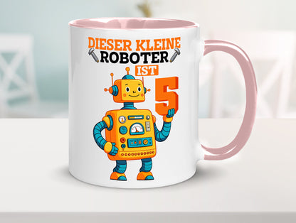 5. Geburtstag | 5 Jahre Roboter Junge lustiger Spruch Geschenk Geschenkidee