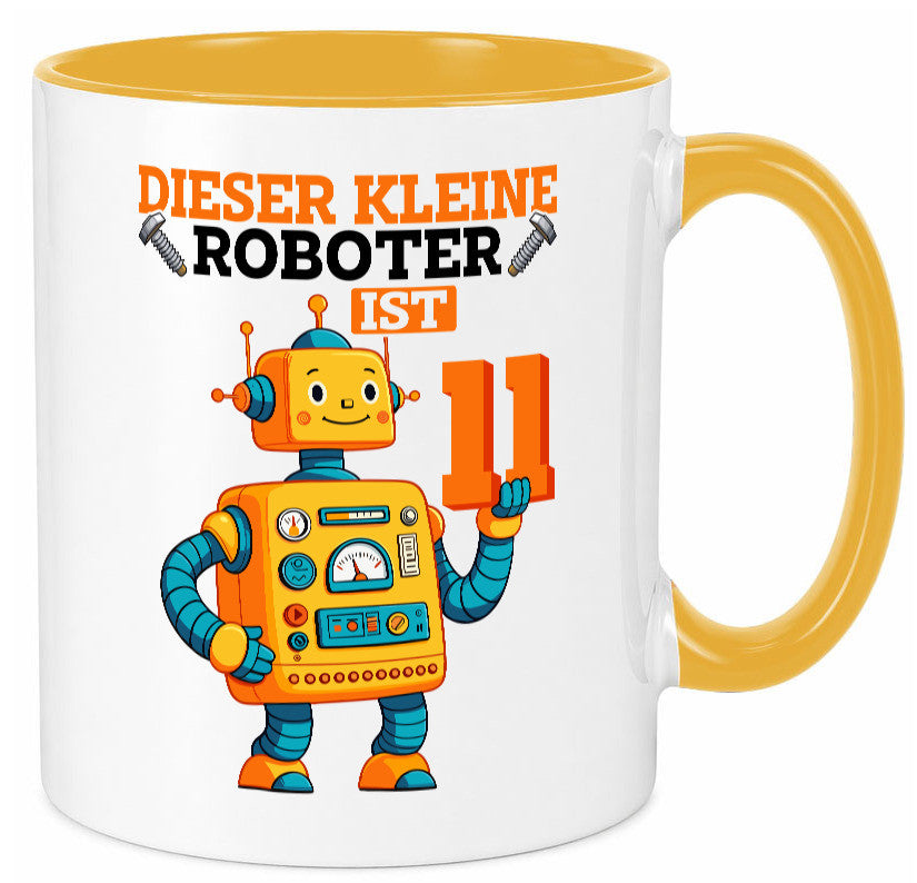 11. Geburtstag | 11 Jahre Roboter Junge Geschenk Geschenkidee lustiger Spruch Tasse