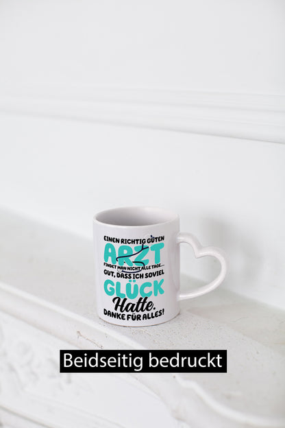 Richtig guter Arzt | Dankeschön Tasse Ärzte Spruch vl2 Geschenkidee Humor