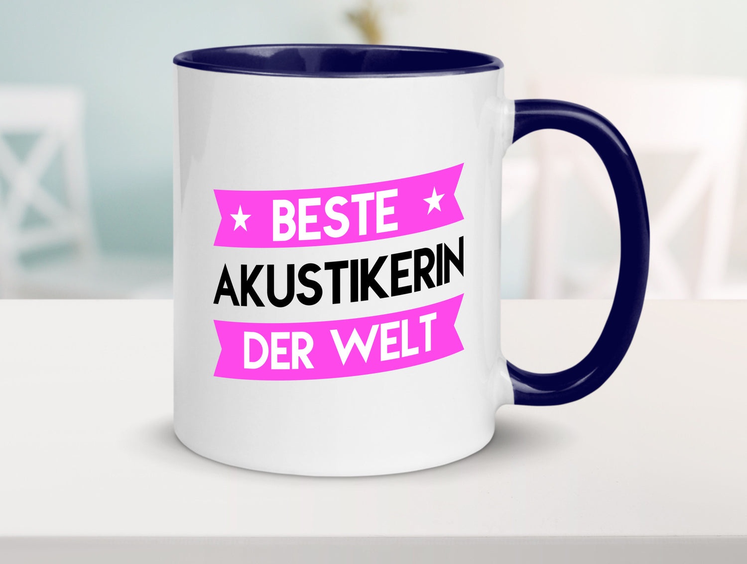 Best Akustikerin | Akustik Hörgeräteakustik Humor Geschenkidee Tasse