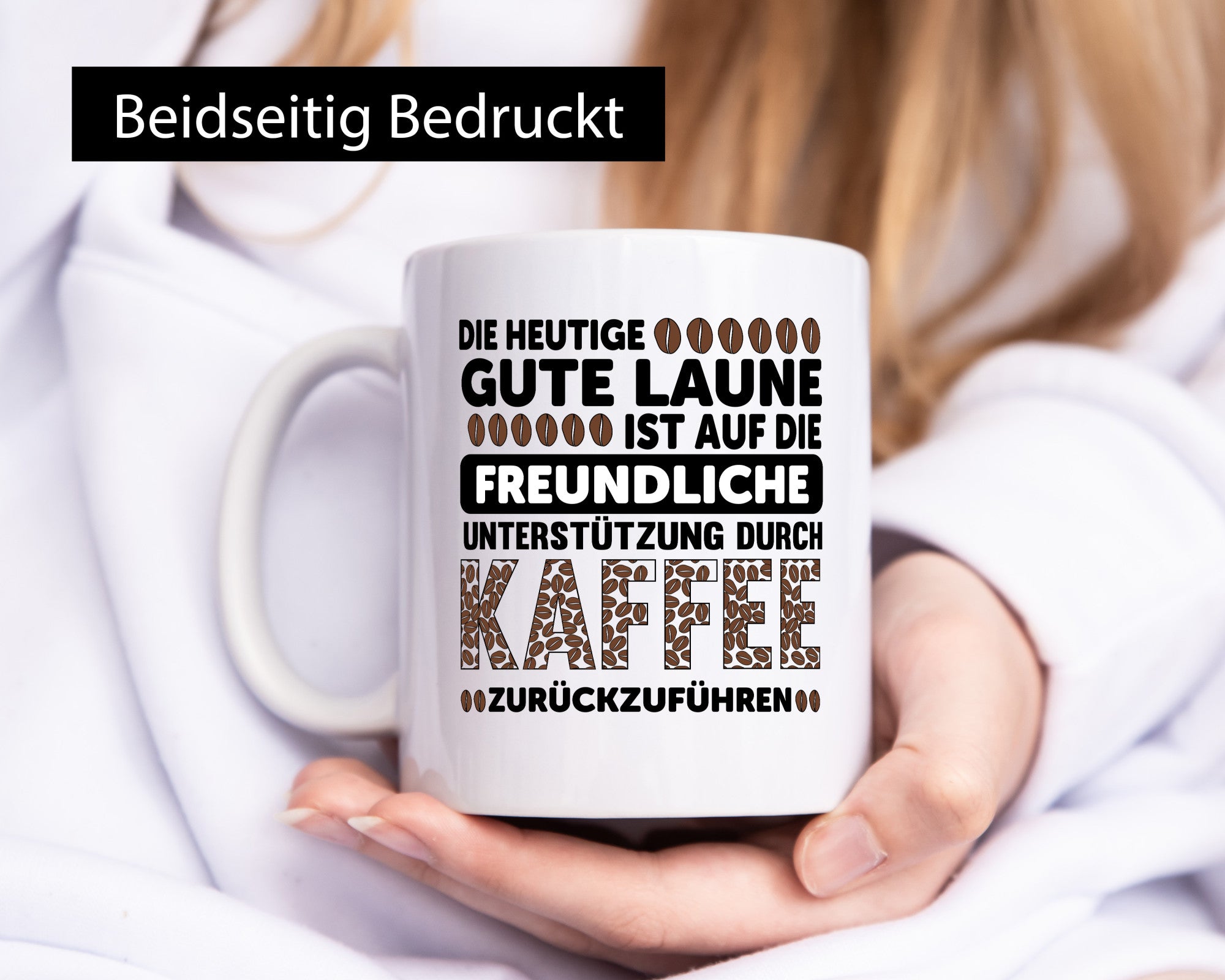 Gute Laune | Kaffee Guten Morgen Unterstützung lustig Humor Geschenkidee