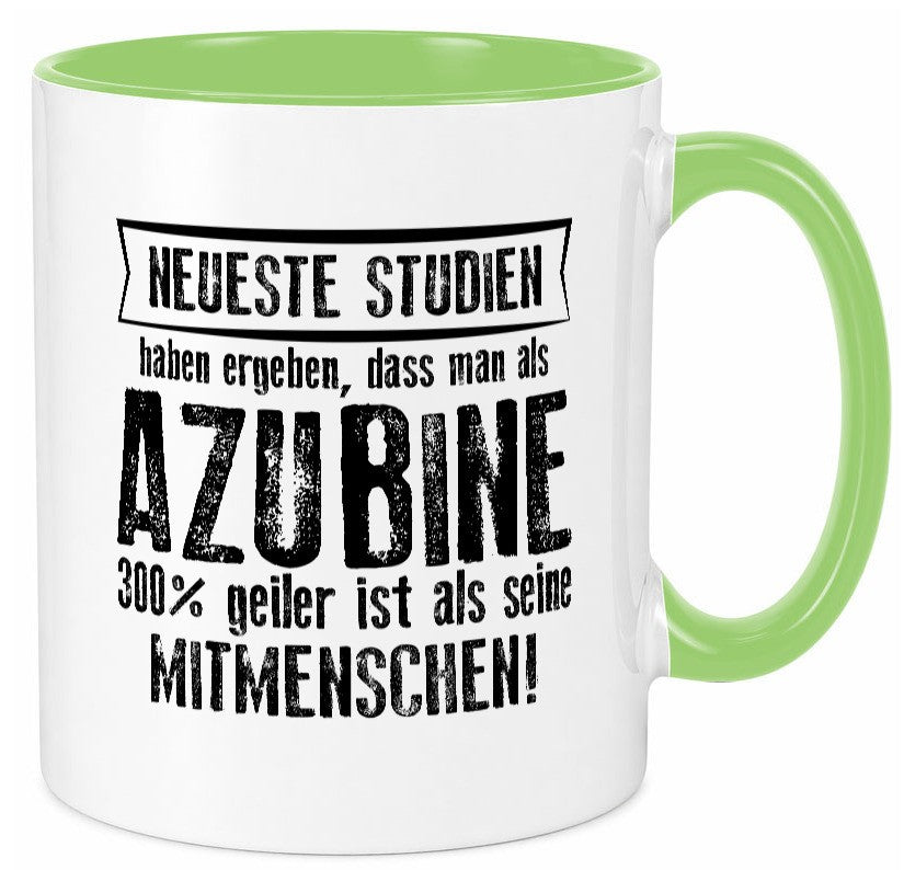 Neuste Studien: Azubine | Ausbildung Lehre Lehrling Geschenk Humor Geschenkidee Tasse