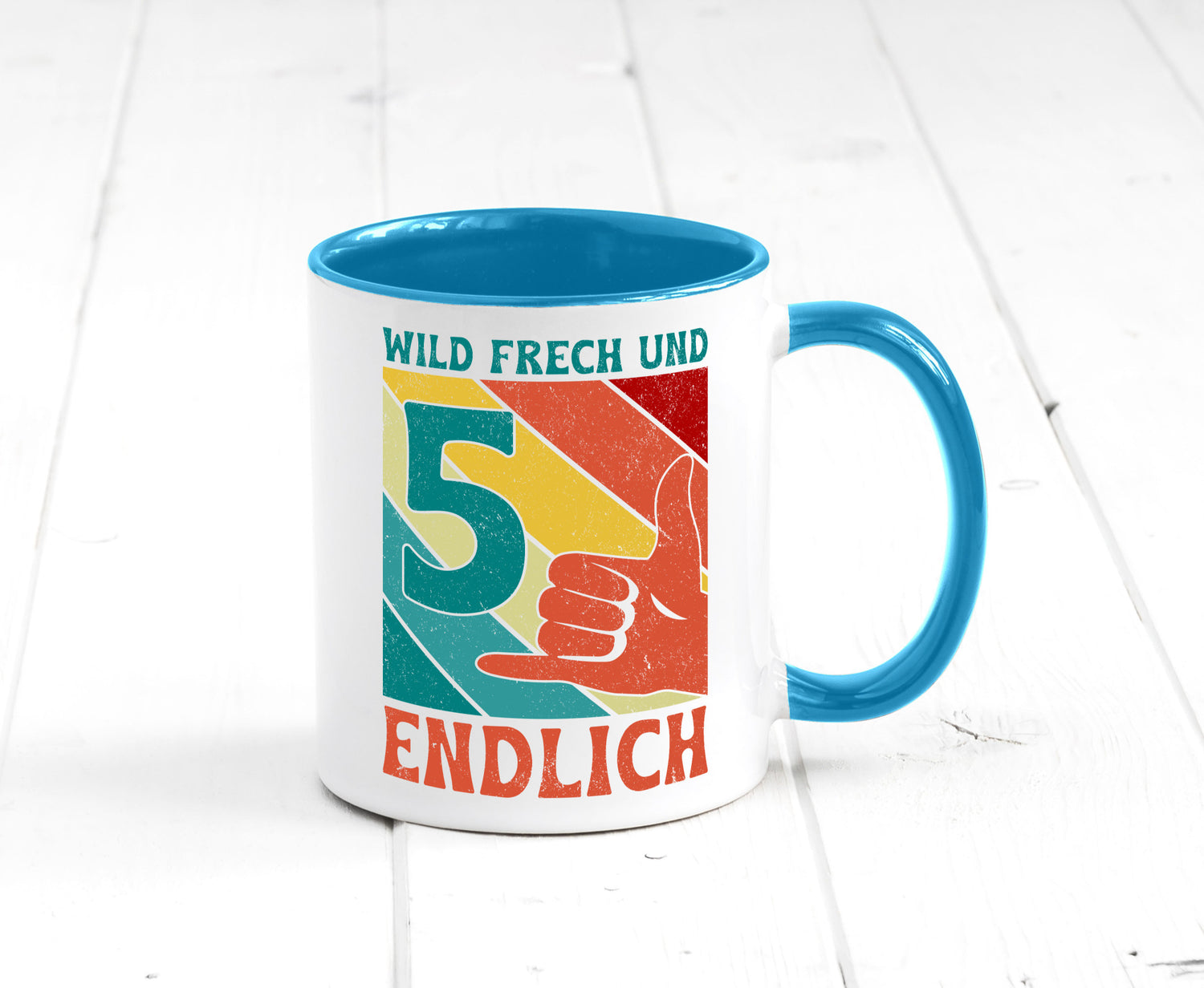 5. Geburtstag | 5 Jahre Wild und Frech Geschenk Geschenkidee lustiger Spruch