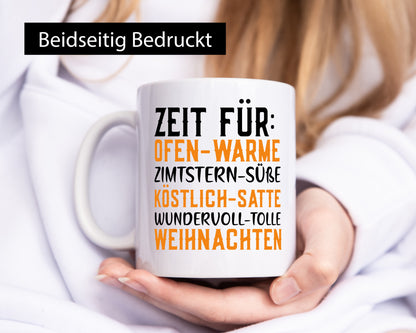 Wundervolle Weinachten | Advent Weihnachtszeit Spruch Geschenkidee Humor Tasse