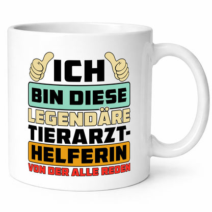 Die Legendäre Tierarzthelferin | Tierarzt lustiger Spruch Geschenk