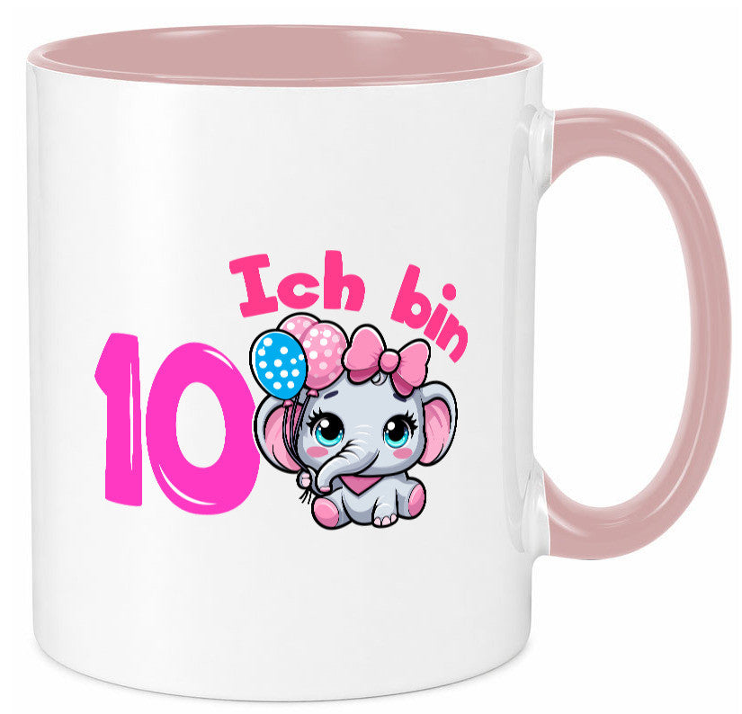 10. Geburtstag | 10 Jahre Elefant Mädchen Geschenk Geschenkidee lustiger Spruch