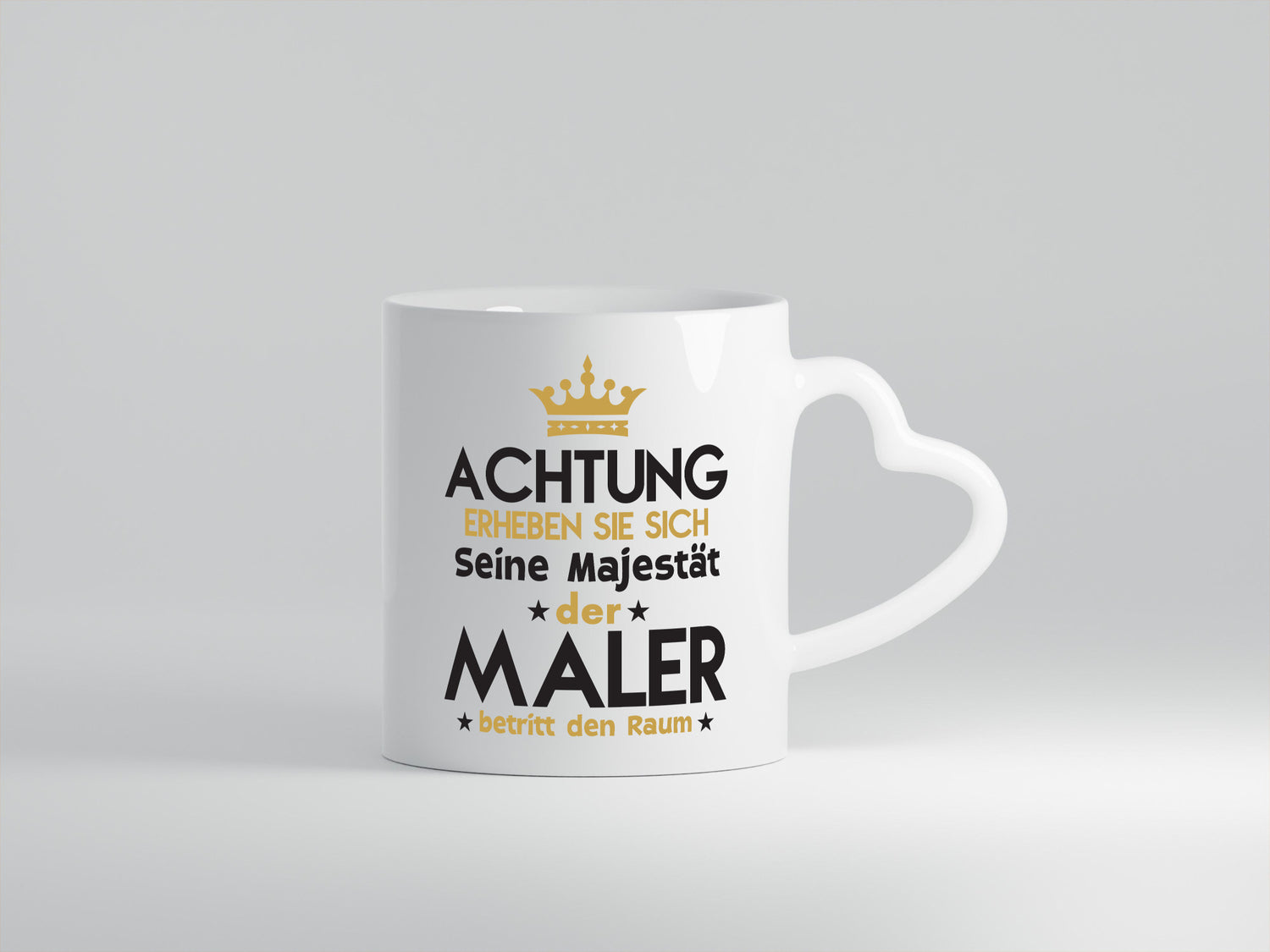 Seine Majestät Maler | Malerei lustig Humor Geschenkidee Geschenk Tasse