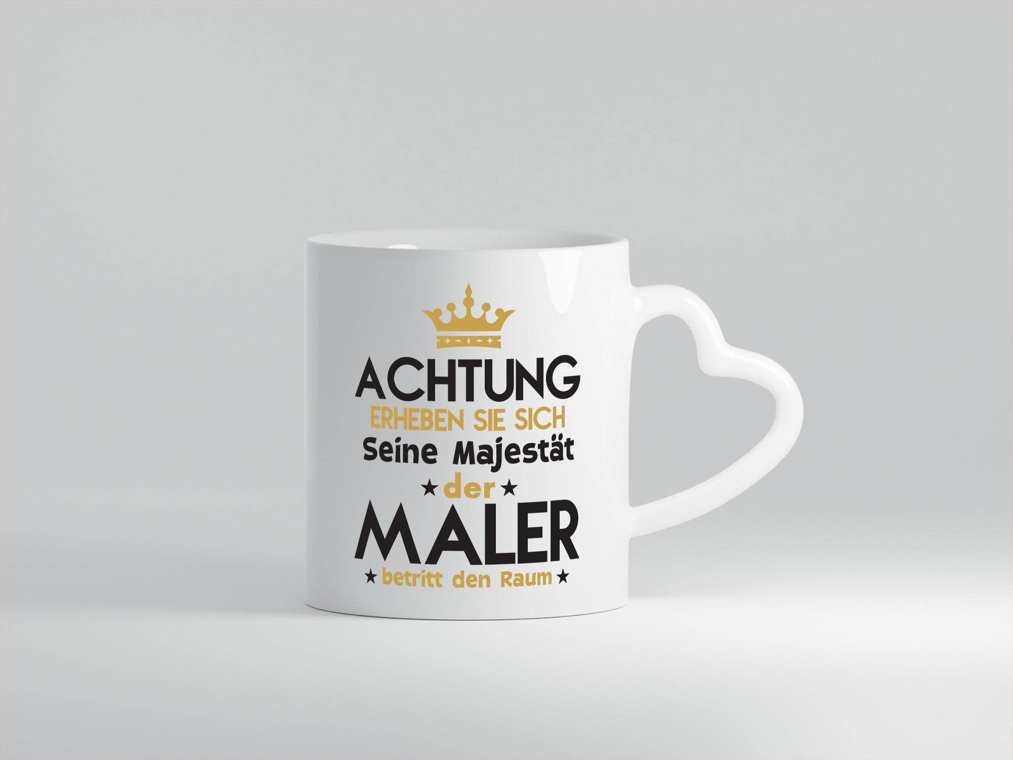 Seine Majestät Maler | Malerei lustig Humor Geschenkidee Geschenk Tasse