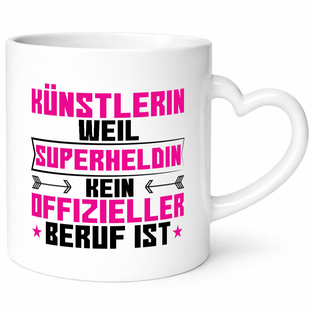 Superheldin Künstlerin | lustig Kunst Geschenkidee Humor Tasse