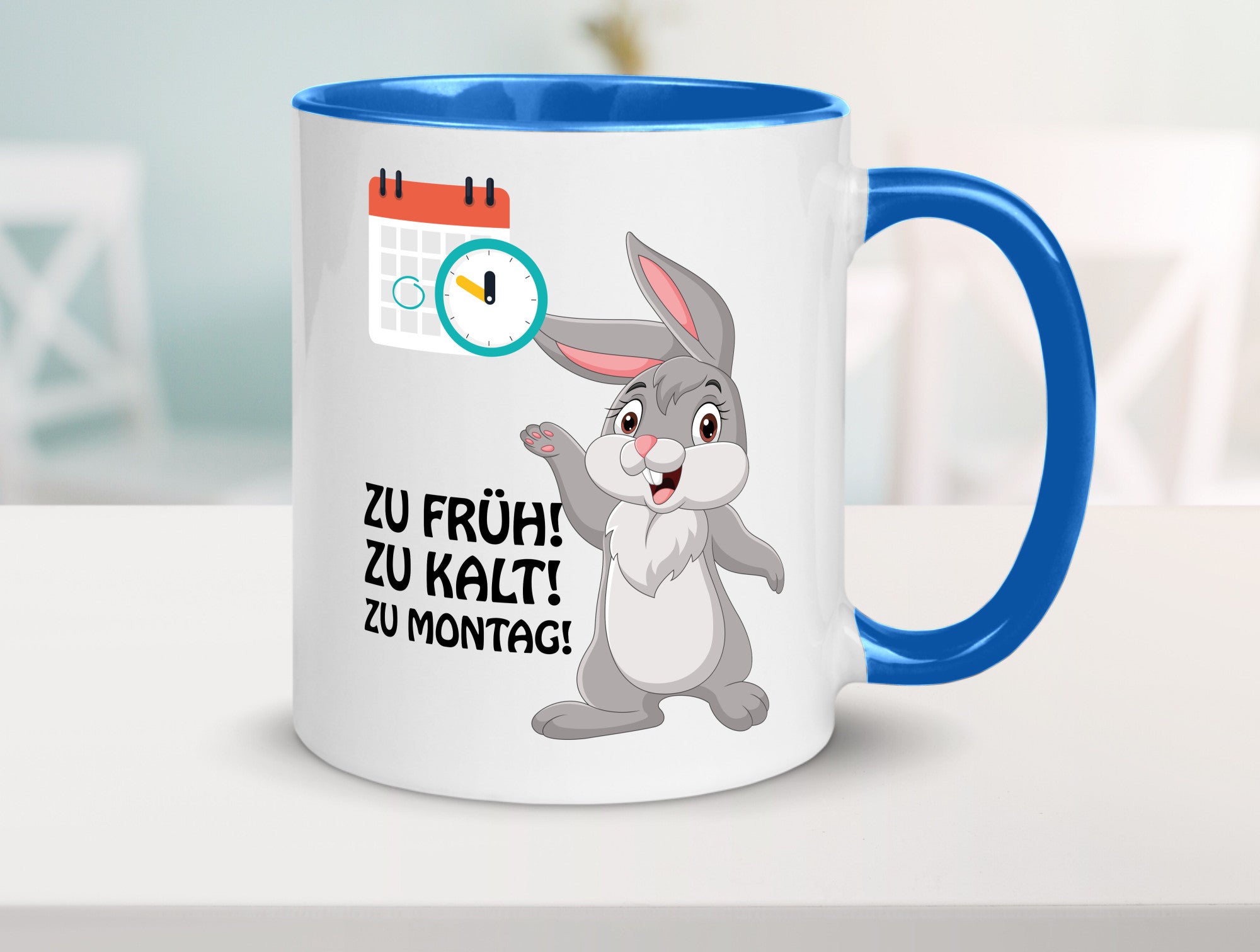 Kalter Montag Geschenkidee Humor Tasse