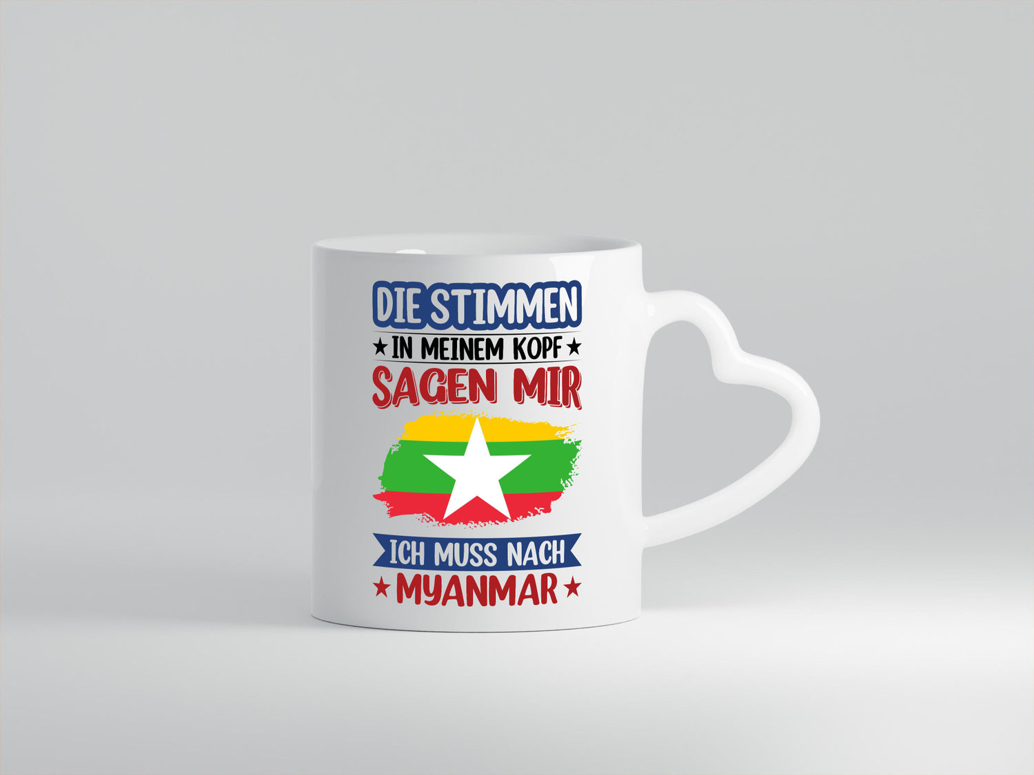 Myanmar | Urlaub Stimmen in meinem Kopf Traumland lustiger Spruch Geschenk