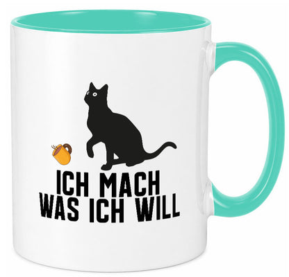 Ich mach was will | Katze Katzenliebhaber Egoist lustig Tierliebhaber Humor Tasse