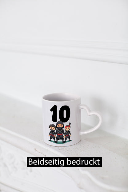 10. Geburtstag | 10 Jahre Ninja Humor Geschenkidee Tasse