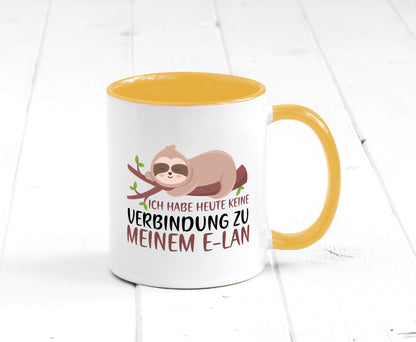 Verbindung zum Elan | WLAN Faultier Faulpelz Laufband Humor Tierliebhaber
