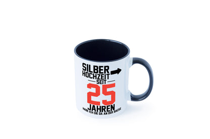 25. Hochzeitstag | Ehemann Silberhochzeit v2 lustig Humor Geschenkidee Geschenk Tasse