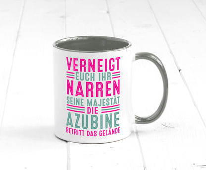 Verneigt euch: Azubine | Ausbildung Lehre Lehrling v2 lustiger Spruch Geschenk