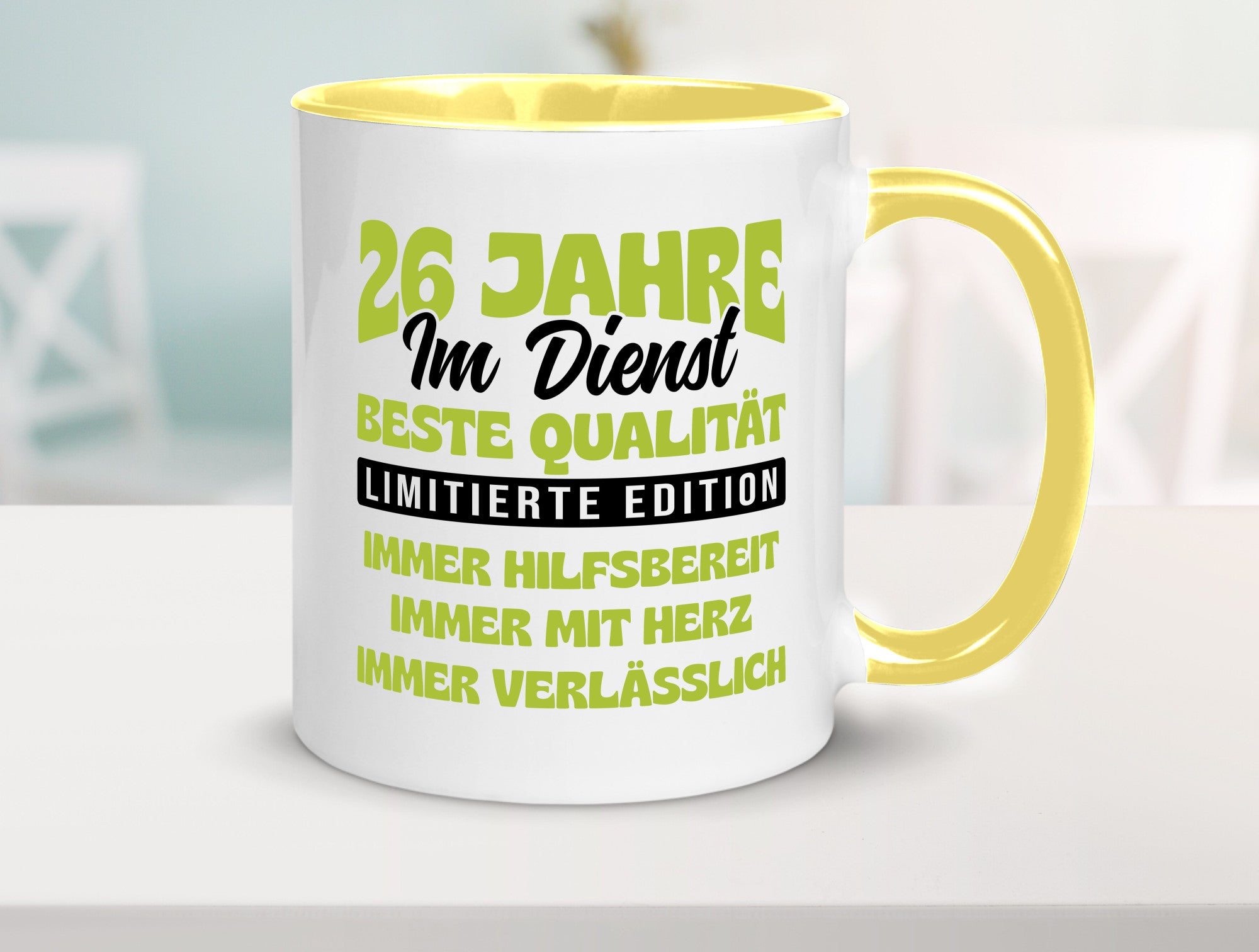 26 Jahre im Dienst | Jubiläum Arbeit v4 Geschenk Kollegen Büro lustiger Spruch