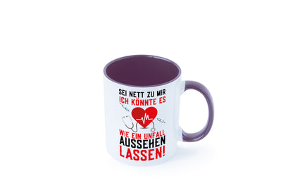 Sei nett zu mir | Krankenschwester Arzt Klinik Spritze v2 lustig Humor