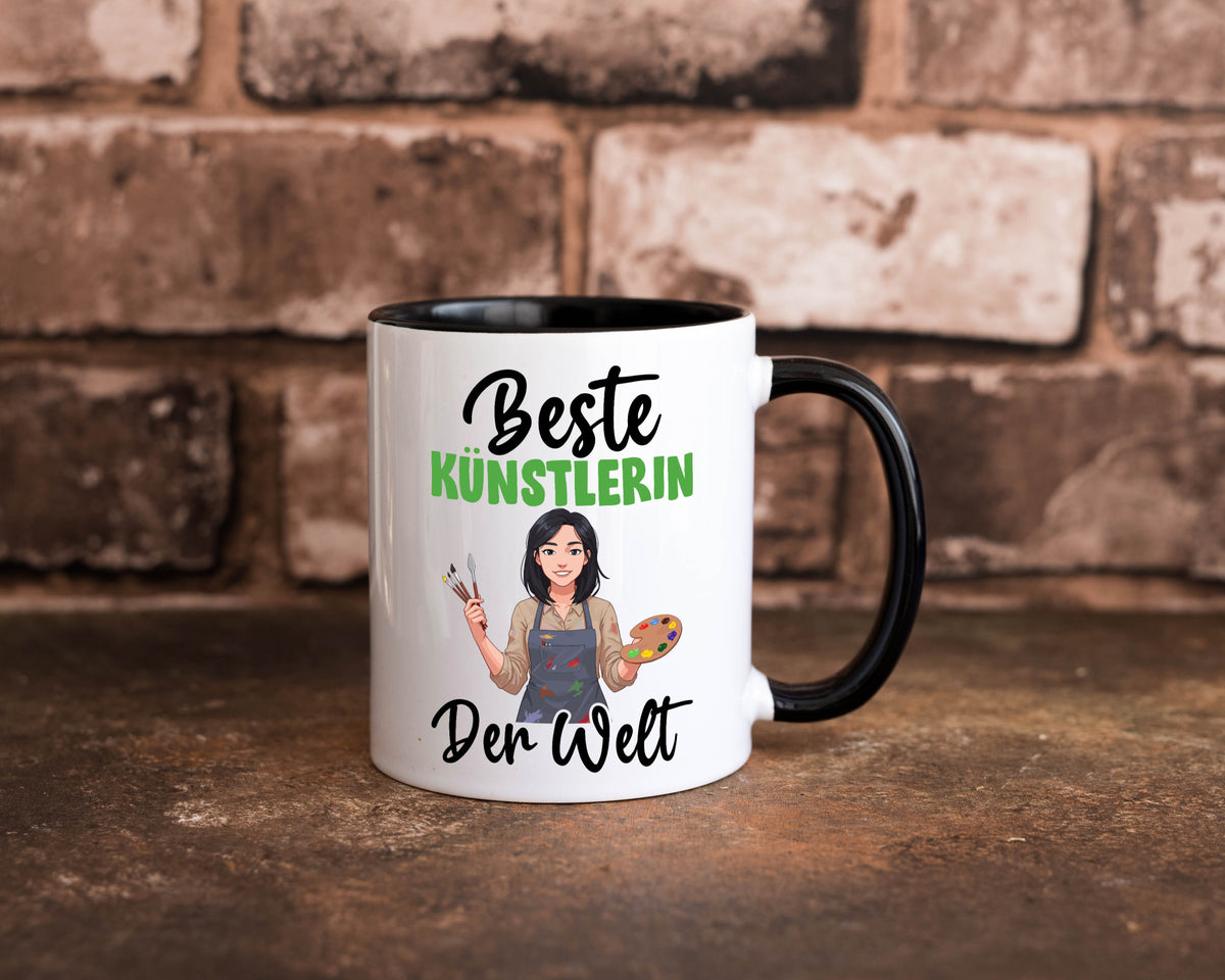 Beste Künstlerin| Kunst Geschenk Humor Geschenkidee lustiger Spruch Tasse