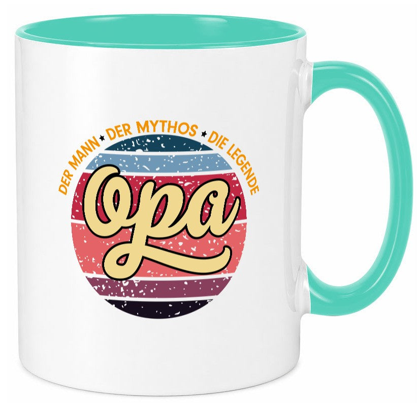 Die Legende Opa | Großvater Spruch Enkelkinder Geschenk Familie Geschenkidee Tasse