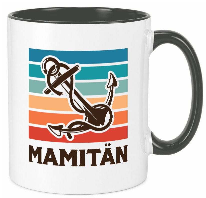 Mamitän | Schiff Boot Amker Muttertag Geschenk Familie Geschenkidee lustiger Tasse