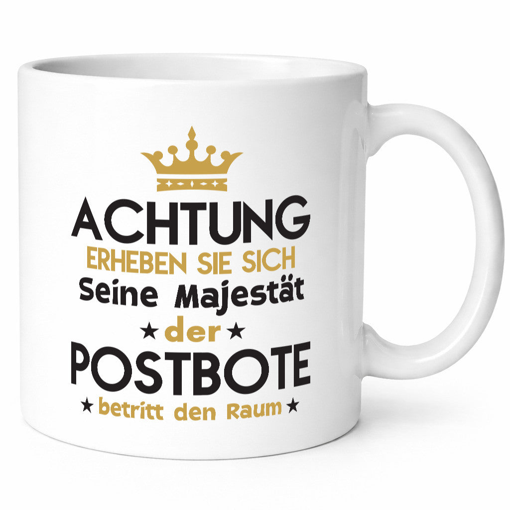 Seine Majestät Postbote | Beruf Post Briefträger Geschenk Arbeit Kollegen Büro