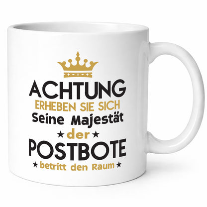 Seine Majestät Postbote | Beruf Post Briefträger Geschenk Arbeit Kollegen Büro