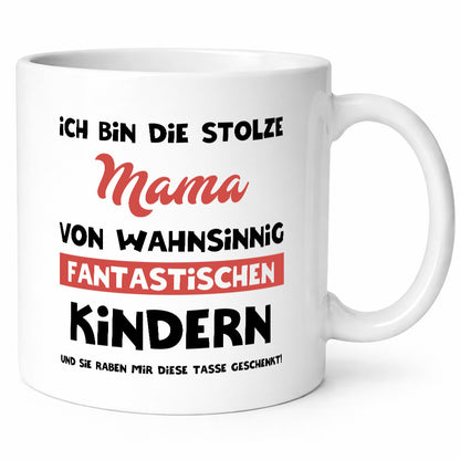 Fantasiesche Kinder | Geschenk Beste Mama lustig Familie Geschenkidee Tasse