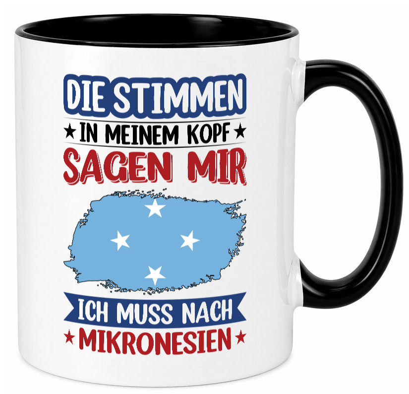 Mikronesien | Urlaub Stimmen in meinem Kopf Traumland Geschenk Humor