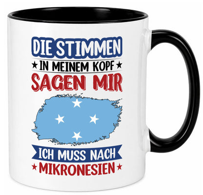 Mikronesien | Urlaub Stimmen in meinem Kopf Traumland Geschenk Humor