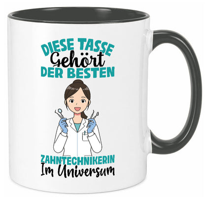 Im Universum: Zahntechnikerin | Zahnmedizin Humor Geschenkidee Tasse