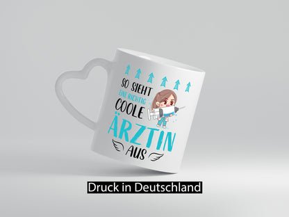 So sieht eine richtig Coole Ärztin aus | Krankenhaus Geschenk Humor