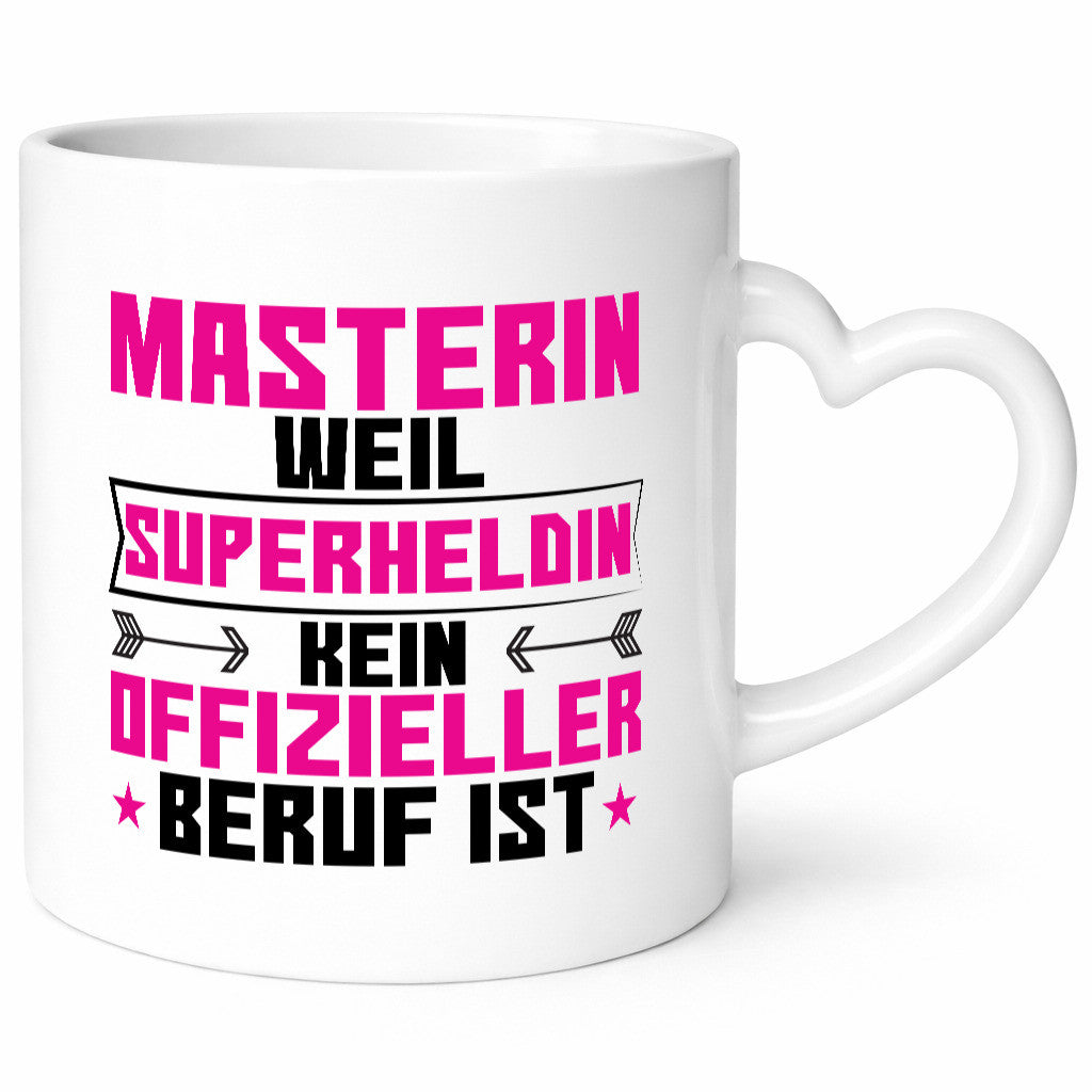 Superheldin Masterin | Student Uni Master Studium Geschenkidee Humor Tasse