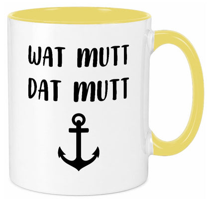 Wat Mutti | Dat Anker Muttertag lustig Familie Geschenkidee Geschenk Tasse