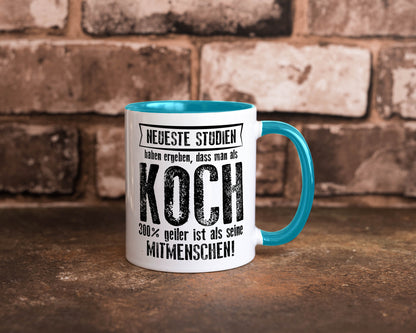 Neuste Studien: Koch | Chefkoch Humor Arbeit Kollegen Büro Geschenkidee Tasse