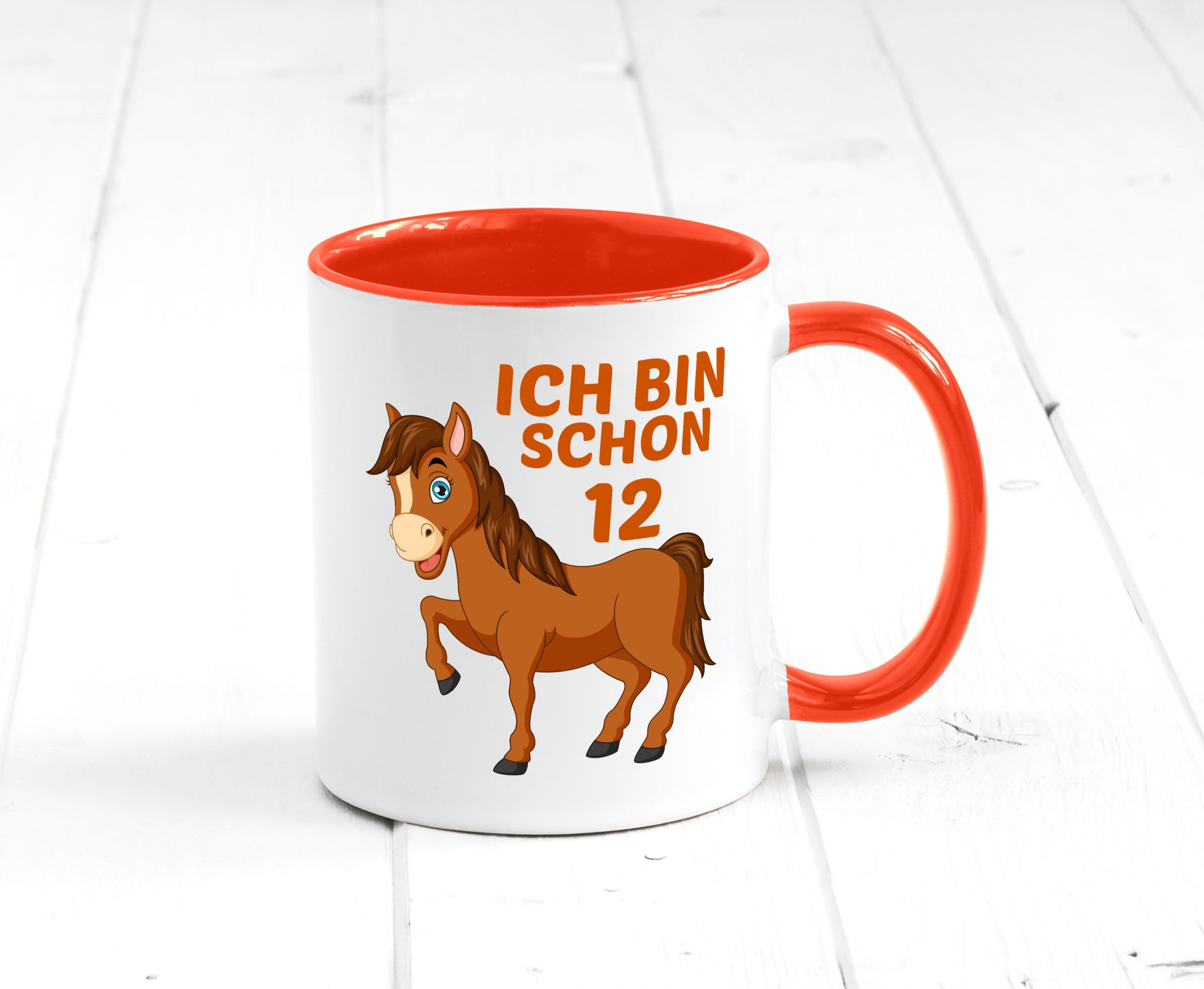 12. Geburtstag | Ich bin schon 12 Pferde Pony Geschenkidee Humor Tasse